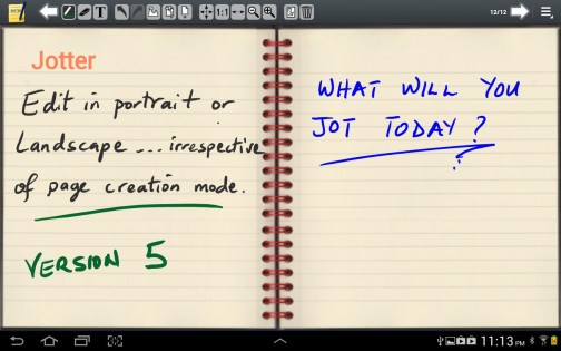 Jotter (For Galaxy Note) 5.5.3. Скриншот 1
