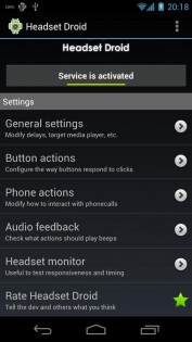 Headset Droid Trial 1.28.3. Скриншот 1