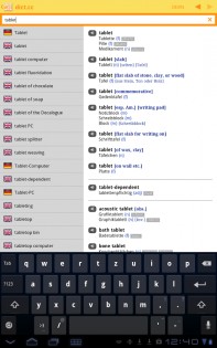 dict.cc 13.0.3. Скриншот 2