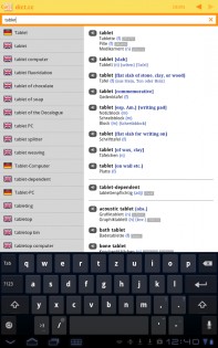 dict.cc 13.0.5. Скриншот 2