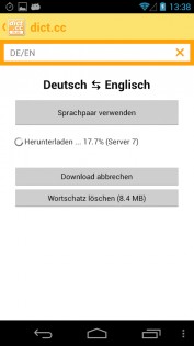 dict.cc 13.0.5. Скриншот 11