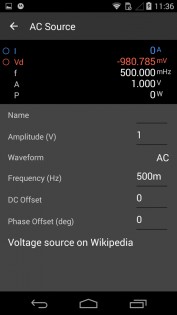 iCircuit 1.8. Скриншот 8