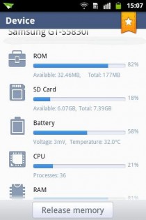 Device info 1.0. Скриншот 1