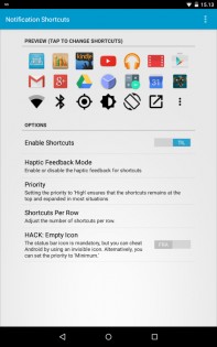 Notification Shortcuts 4.6.1. Скриншот 1