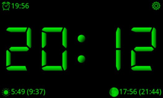 AdyClock — ночные часы 0.9.12. Скриншот 1