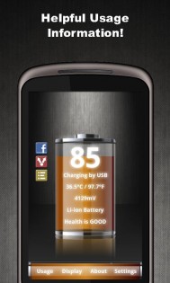 *Talking Battery Widget 2.0.0. Скриншот 3