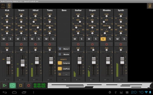 Audio Evolution Mobile 5.5.3.4. Скриншот 3