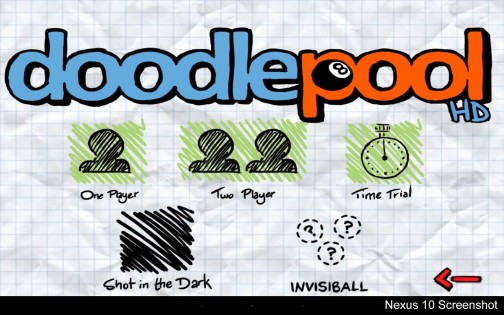 Doodle Pool HD 1.7. Скриншот 5