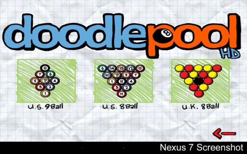 Doodle Pool HD 1.7. Скриншот 9