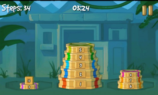 Tower of Hanoi Deluxe 2.0.3. Скриншот 2