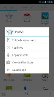 Quad Drawer, quick app drawer 2.0.1. Скриншот 5