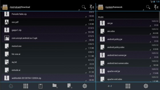 Duo File Manager (Free) 1.0.20140425. Скриншот 3