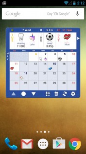 Blik Calendar Widget 4.2.7. Скриншот 2