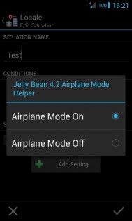 Jelly Bean 4.2 Airplane Mode Helper 1.1.10. Скриншот 3