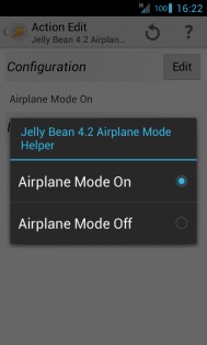 Jelly Bean 4.2 Airplane Mode Helper 1.1.10. Скриншот 4