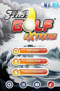 Flick Golf Extreme 1.2. Скриншот 1