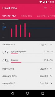 runtastic Heart Rate 2.5.1. Скриншот 2