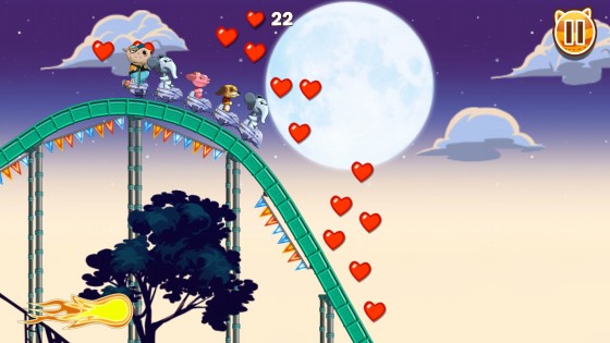 Nutty Fluffies Rollercoaster 1.0.5. Скриншот 1