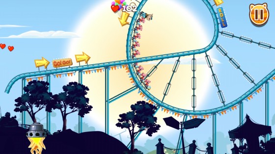 Nutty Fluffies Rollercoaster 1.0.5. Скриншот 3