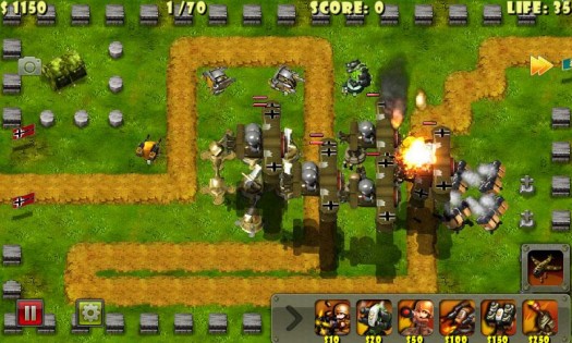 Скачать Маленький Командир: WWII TD 1.9.6 Для Android