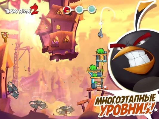 Angry Birds 2 скачана уже более 30 млн раз