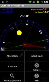 Qibla SunMoon Компас 3.1 Lite/ 3.2 Pro. Скриншот 4