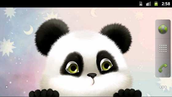 Happy Panda 2.0 LWP. Скриншот 2