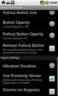 Virtual Button Bar 2.9.4. Скриншот 3