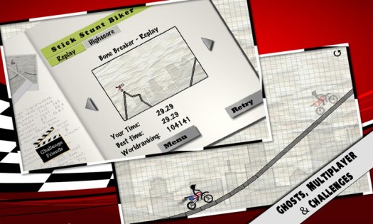 Stick Stunt Biker 6.9. Скриншот 2