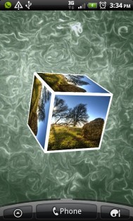 Photo Cube Lite Live Wallpaper 2.0. Скриншот 3