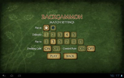 Backgammon Free 4.12. Скриншот 2