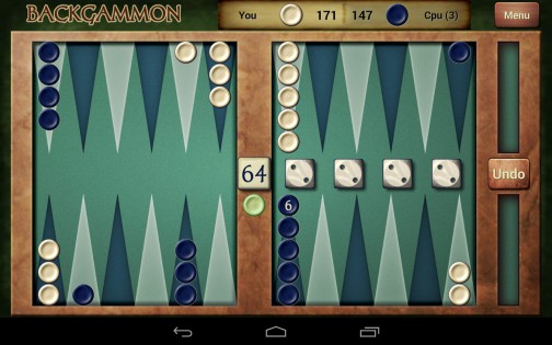 Backgammon Free 4.12. Скриншот 9