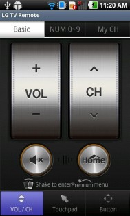 LG TV Remote 2011 2.3. Скриншот 1