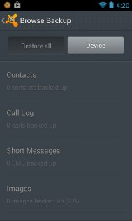 avast! Mobile Backup 1.0.7754. Скриншот 24