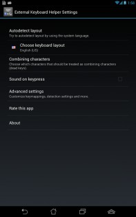 External Keyboard Helper Demo 7.4. Скриншот 5