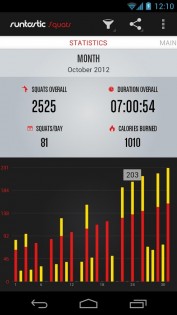 Runtastic Squats Workout 1.13. Скриншот 2