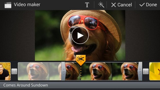 Samsung Video Editor 6.0.1. Скриншот 4
