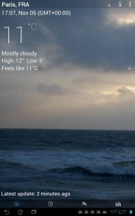 Sense flip clock & weather 7.21.0. Скриншот 3