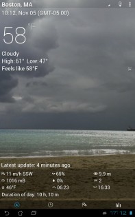 Sense flip clock & weather 7.21.0. Скриншот 4