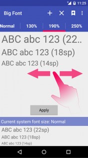 Big Font 3.85. Скриншот 2