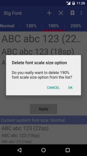 Big Font 3.93. Скриншот 5
