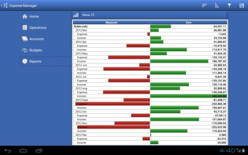 Менеджер расходов 4.0.7. Скриншот 8