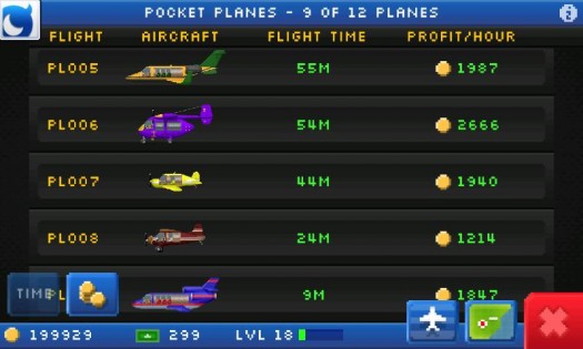 Pocket Planes 2.9.0. Скриншот 5