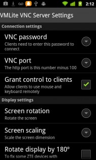 VMLite VNC Server 2.2.4. Скриншот 5