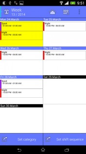 Work Calendar Lite 4.0.22. Скриншот 6