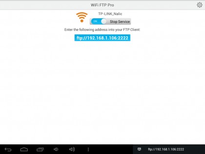 WiFi FTP (WiFi File Transfer) 3.1.0. Скриншот 2