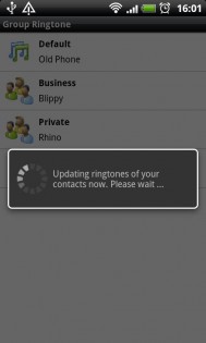 Group Ringtone Lite 1.18. Скриншот 3