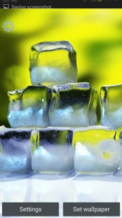 Ice Cubes Live Wallpaper 1.1.7. Скриншот 4