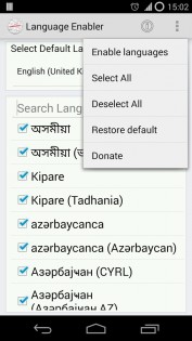 Language Enabler 3.7.0. Скриншот 4