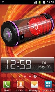 3D Design Battery Widget R2 1.0. Скриншот 2